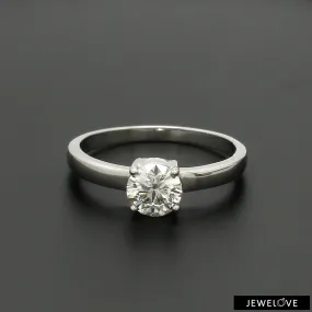 1 Carat Solitaire Platinum Engagement Ring JL PT 1269-C