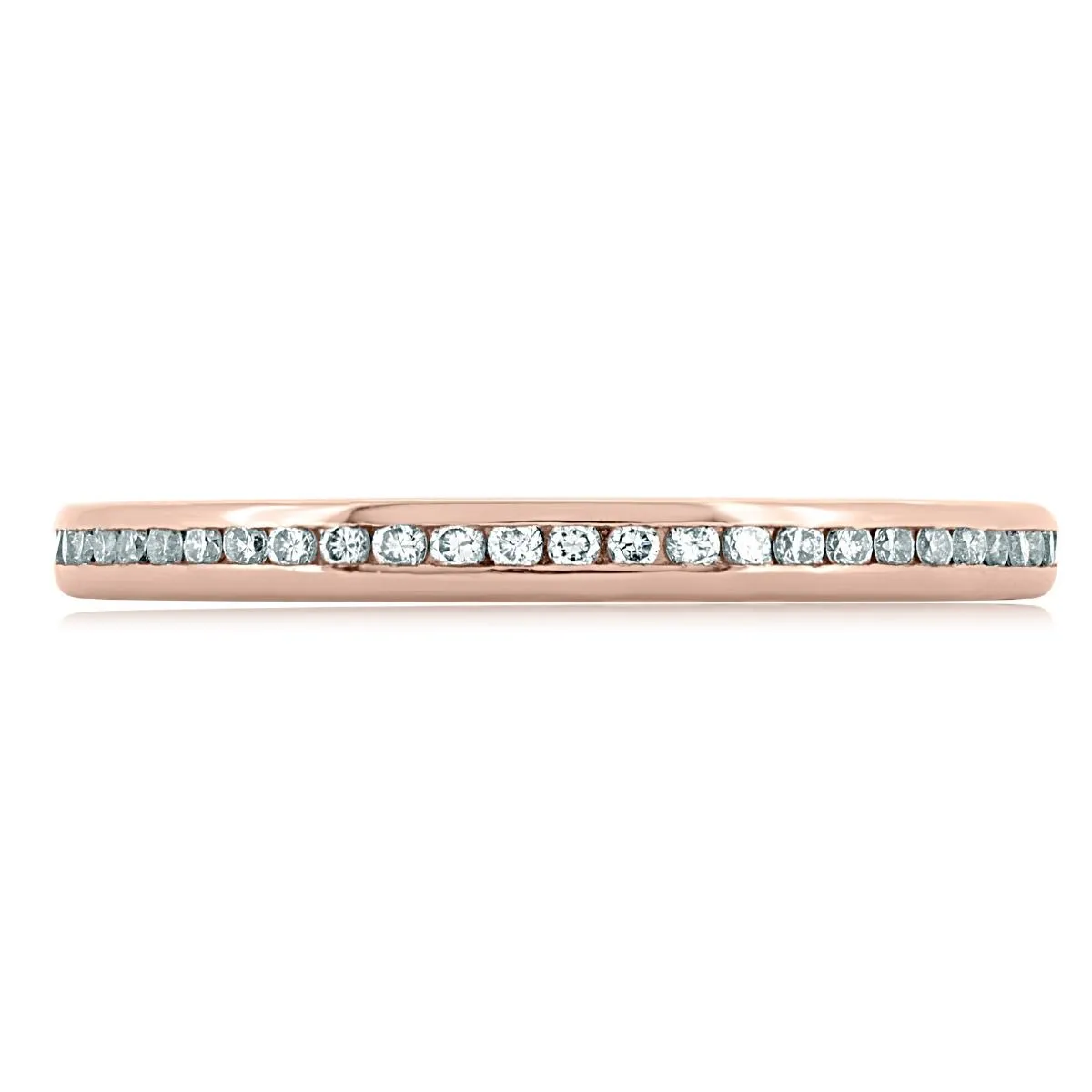 18ct Rose Gold 0.27ct Diamond Full Eternity Ring