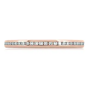 18ct Rose Gold 0.27ct Diamond Full Eternity Ring