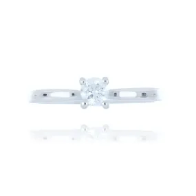 18ct White Gold 0.30ct Diamond Solitaire Ring