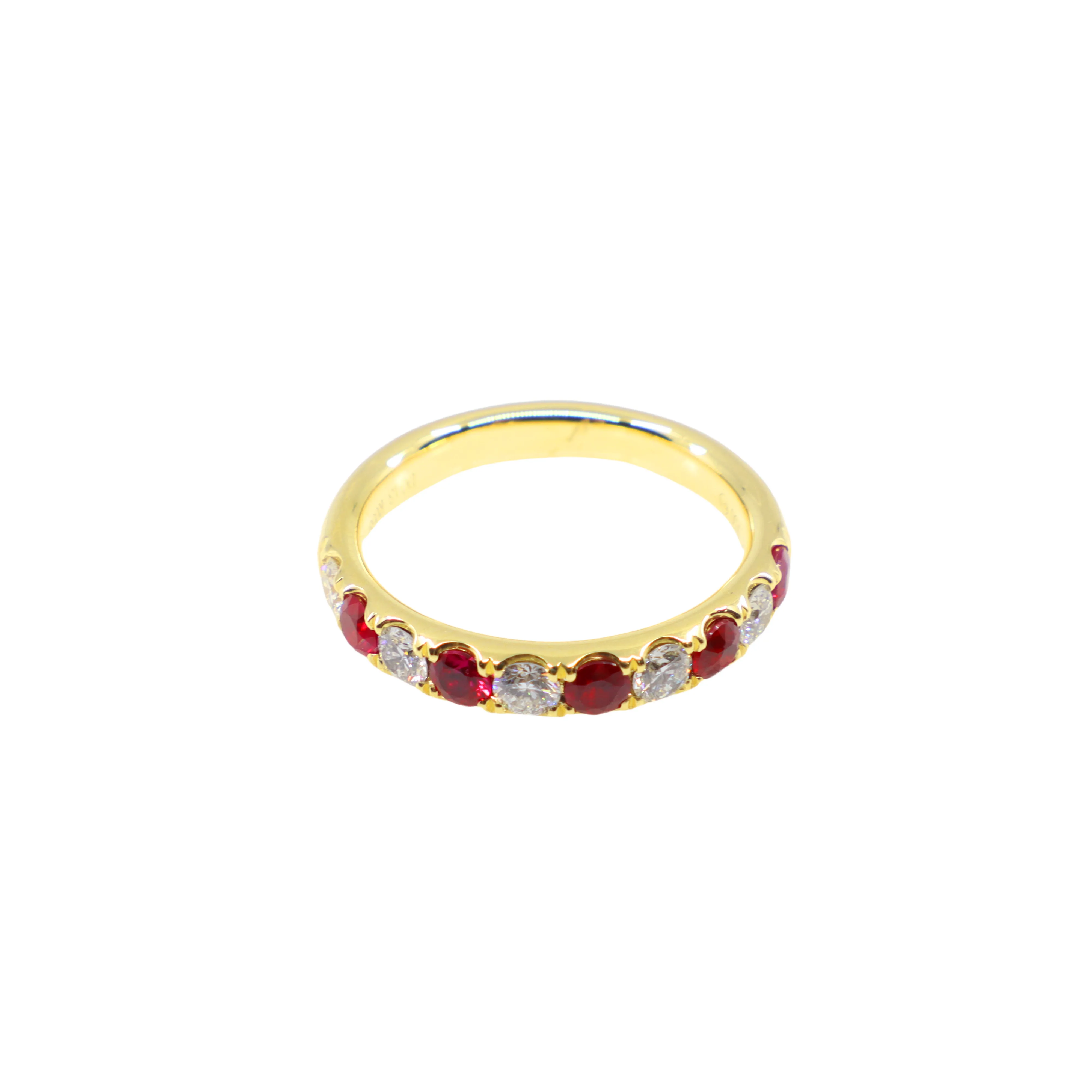 18K Yellow Gold Ruby and Diamond Ring - 20774080