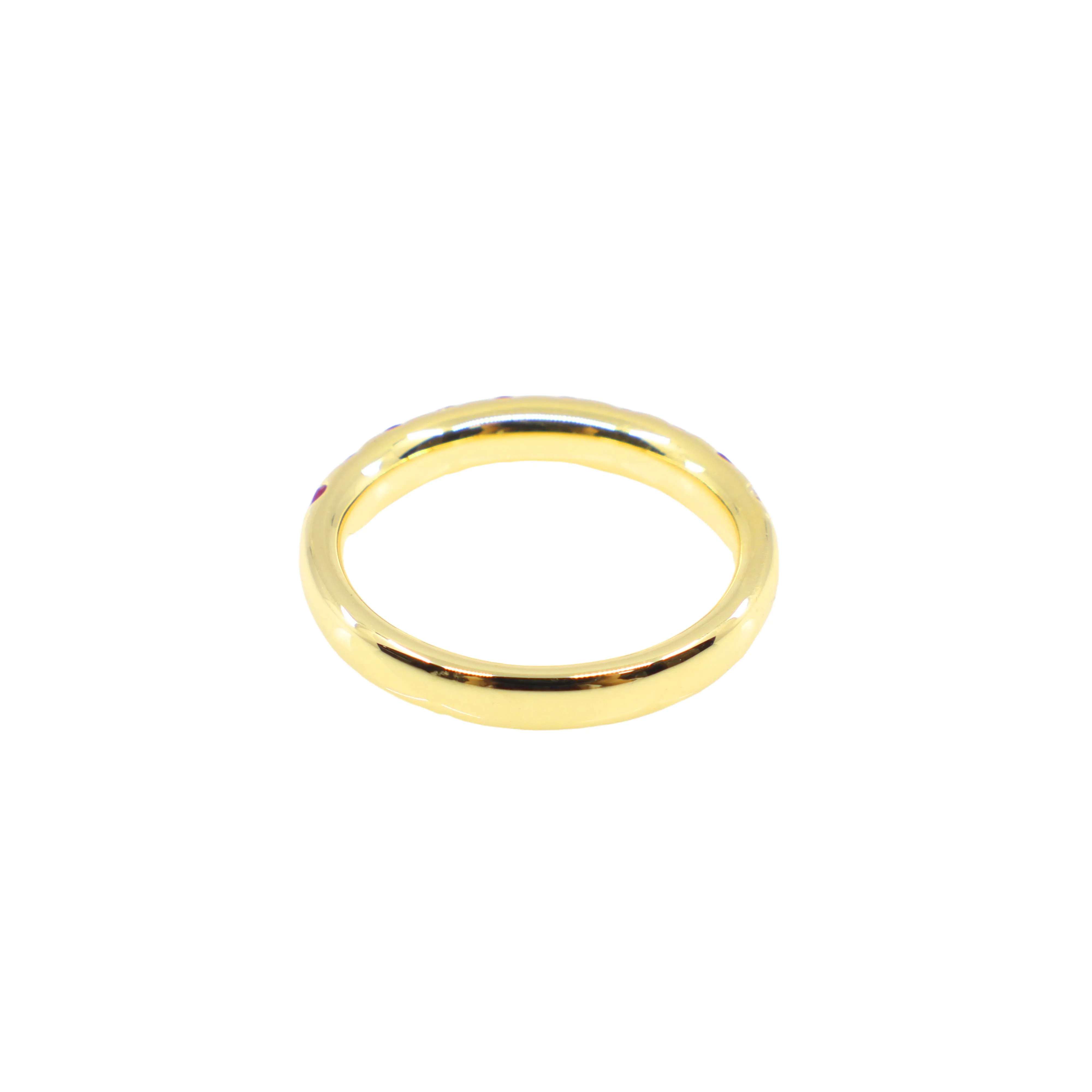 18K Yellow Gold Ruby and Diamond Ring - 20774080