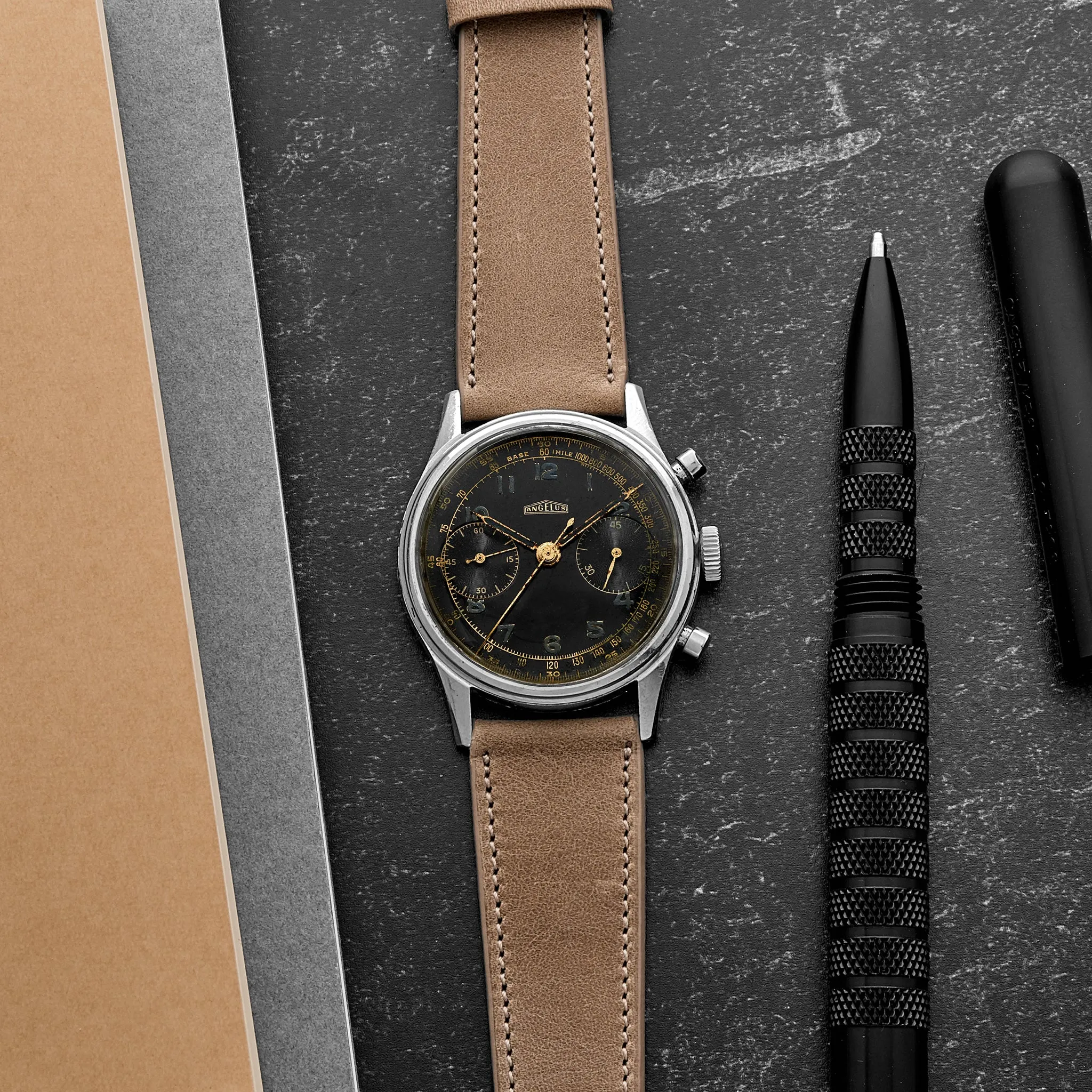 1940s Angelus 'Big Eyes' Chronograph