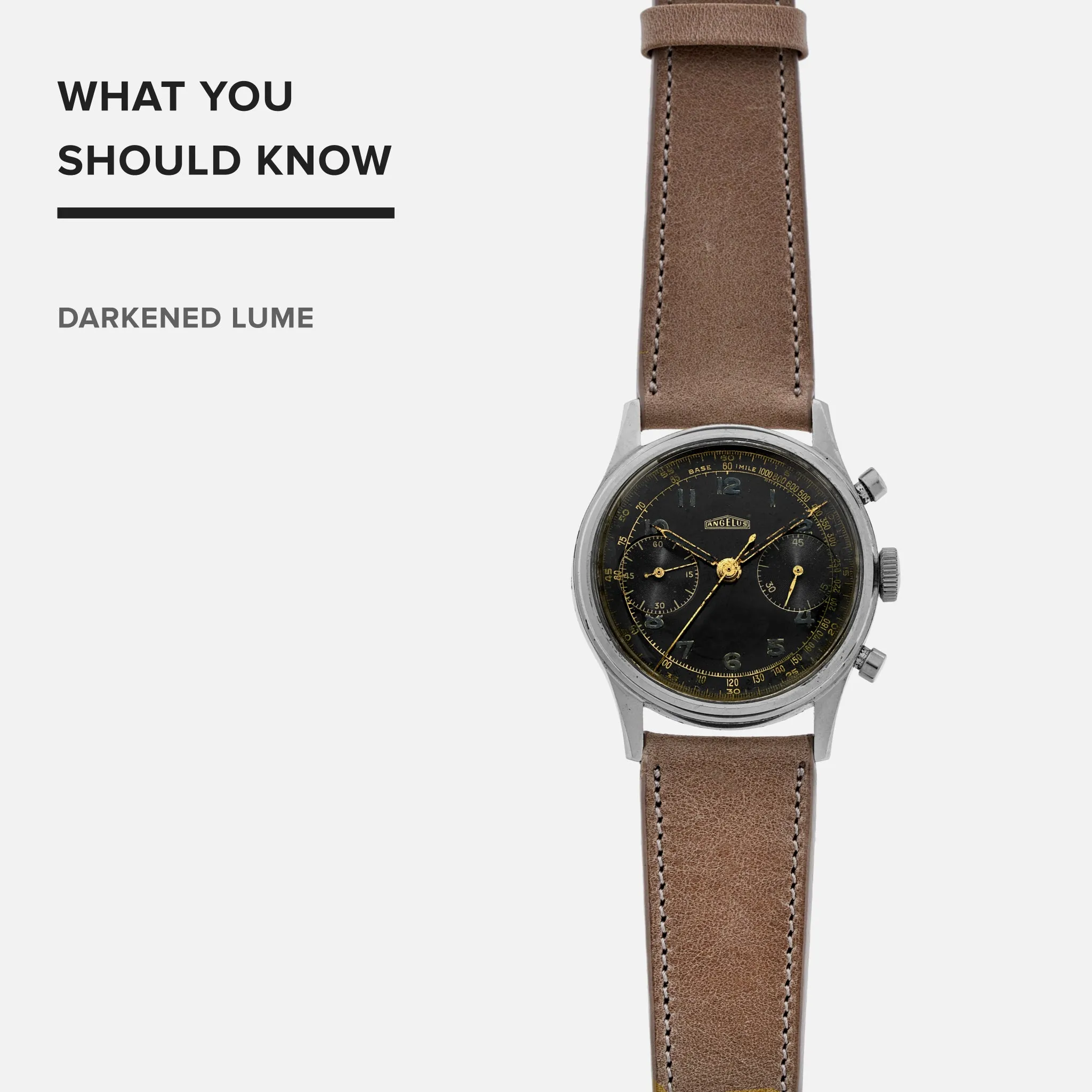 1940s Angelus 'Big Eyes' Chronograph