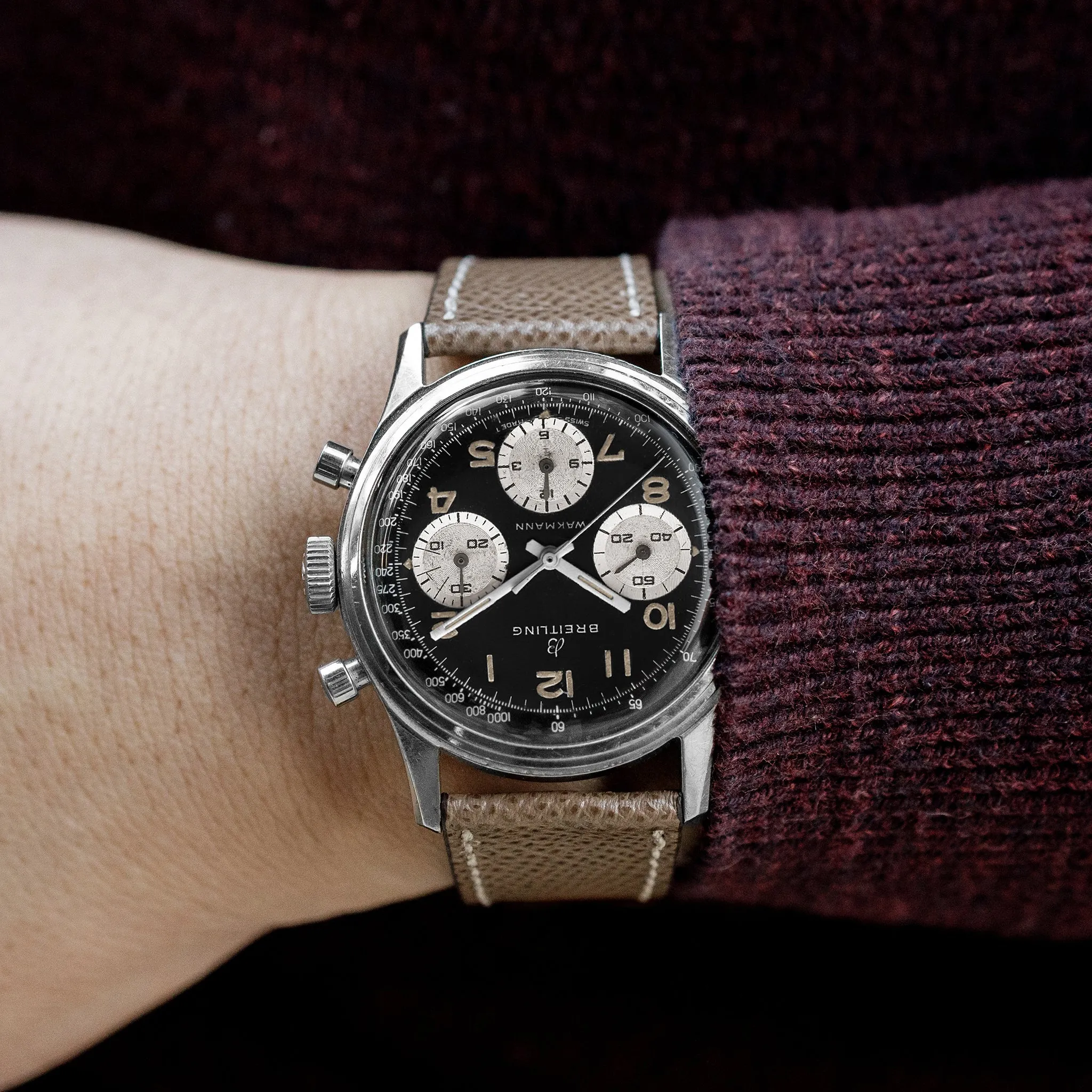 1960s Breitling Wakmann Ref. 765 Chronograph