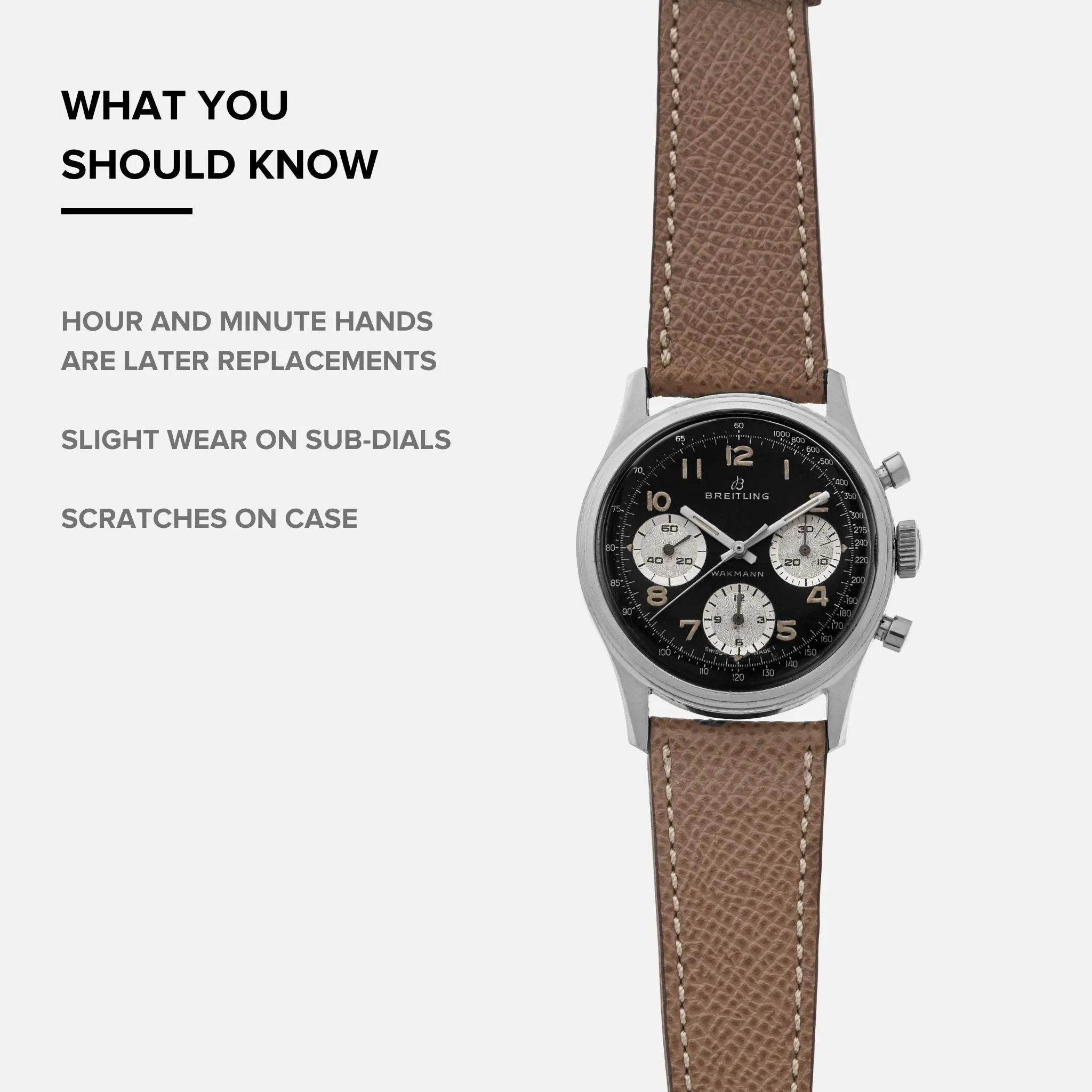 1960s Breitling Wakmann Ref. 765 Chronograph