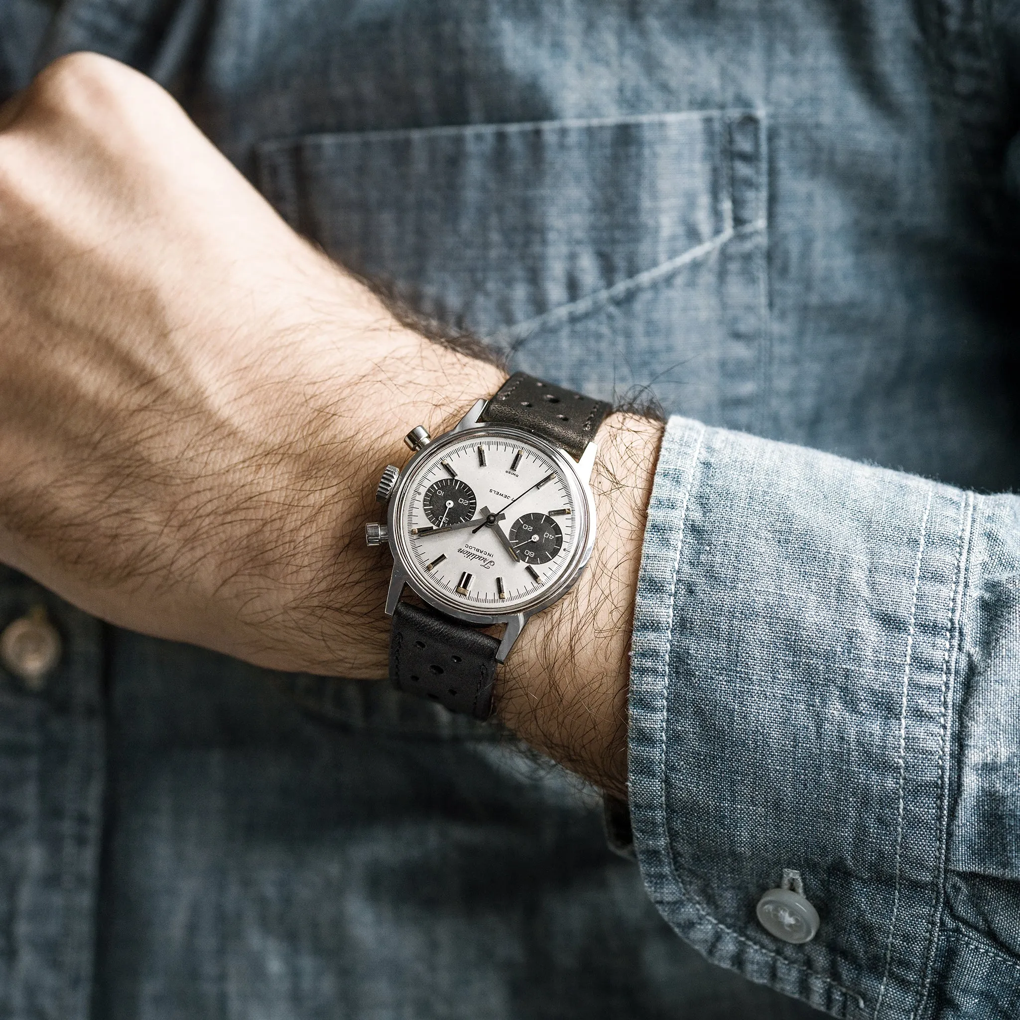 1960s Tradition Chronograph Ref. 73323 By Heuer For Sears, Roebuck And Co.