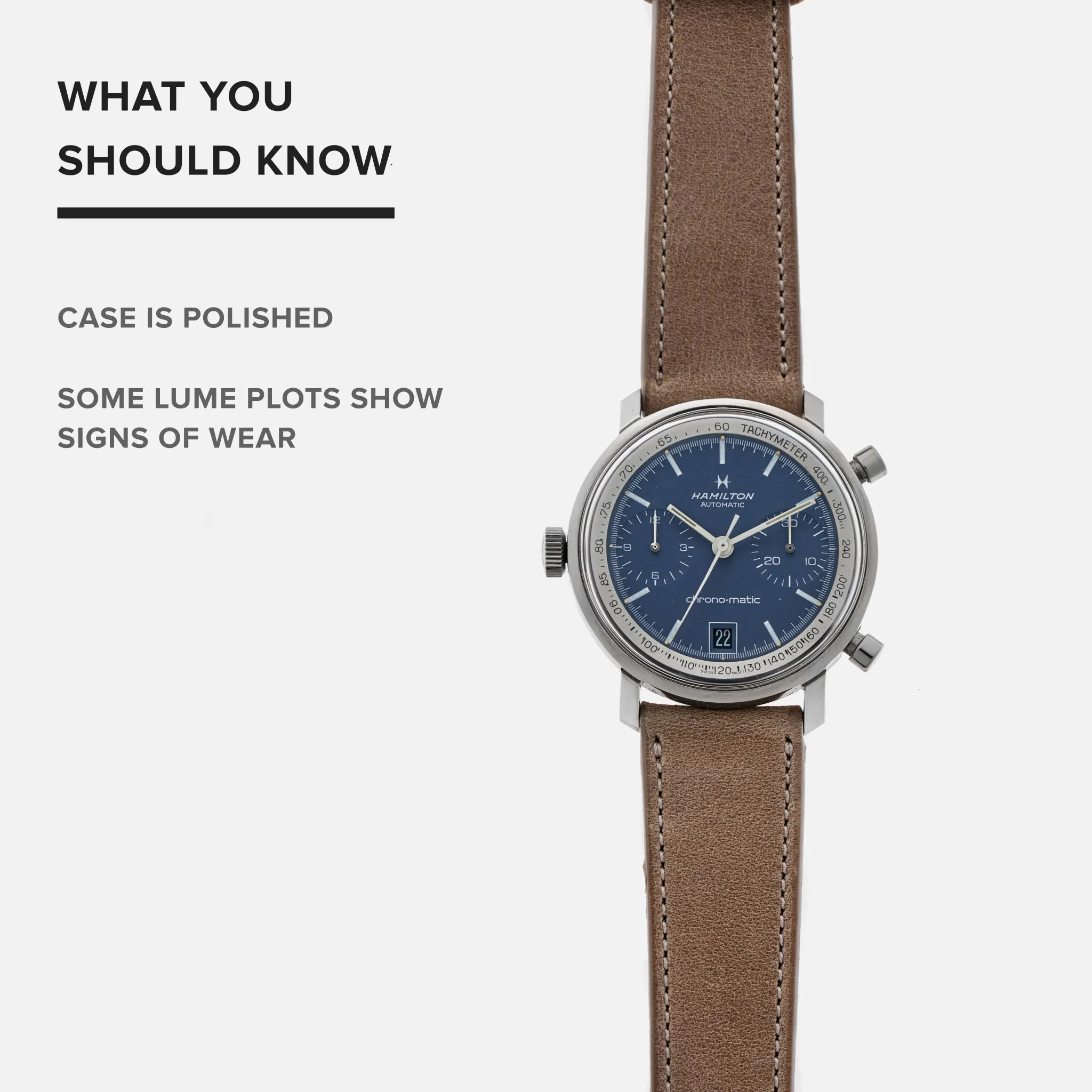 1969 Hamilton Chrono-Matic Reference 11002-3