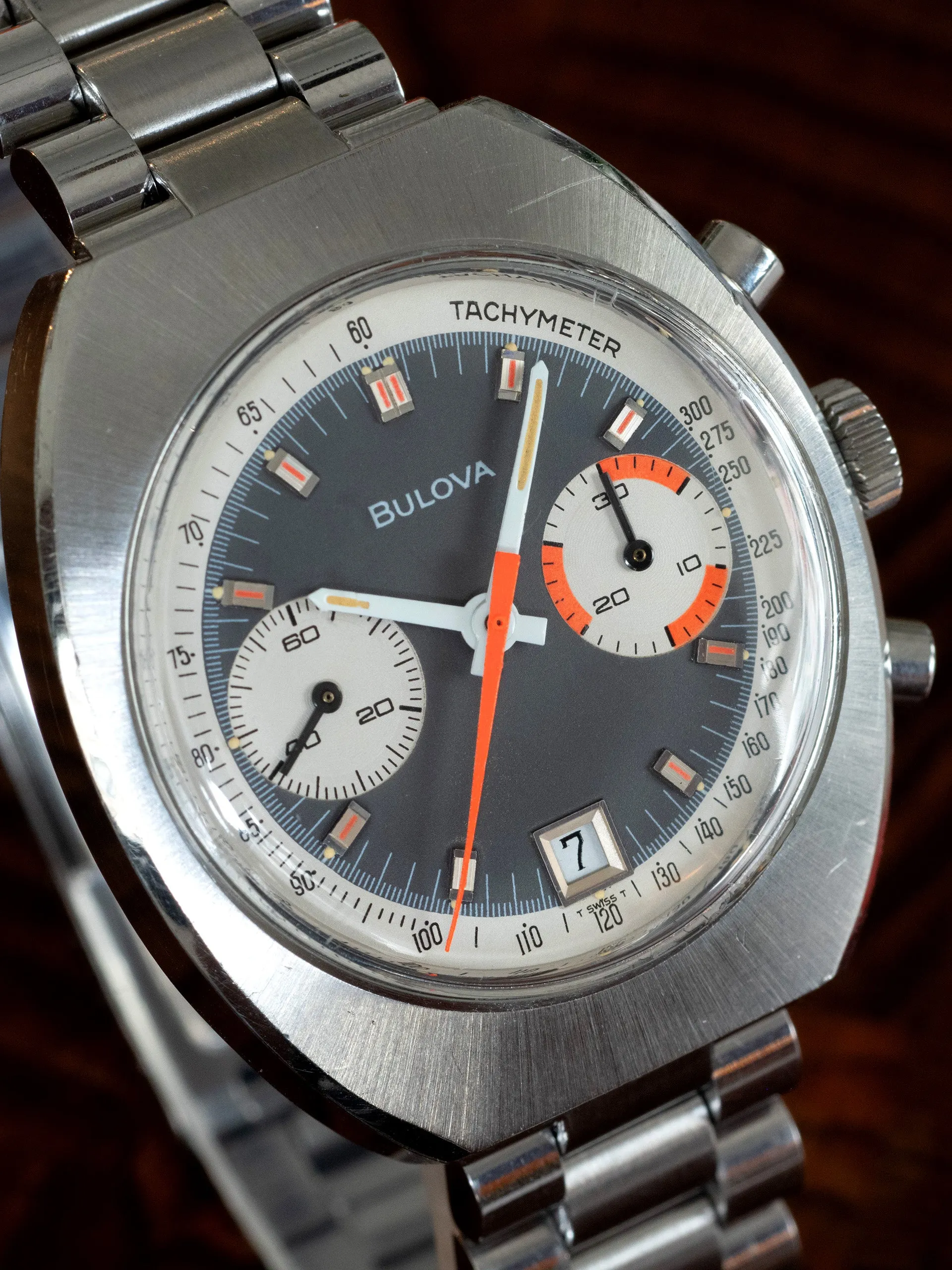 1971 Bulova Chronograph D (Ref. 909) "Valjoux Cal. 7734"
