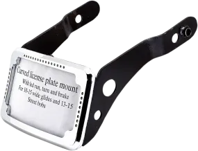 2030-0946 - CYCLE VISIONS LP Plate Frame & Mount with Signals - FXDB - Chrome CV-4650