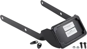2030-1259 - CYCLE VISIONS LP Plate Frame & Mount with Signals - FXSB - Black CV-4654B