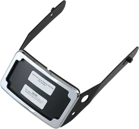 2030-1262 - CYCLE VISIONS LP Plate Frame & Mount with Tag Light - FXDWG - Chrome CV4661