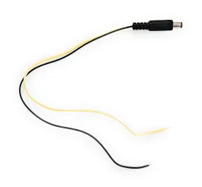 5.5 x 2.1mm Barrel Connector to Bare Wire Cable