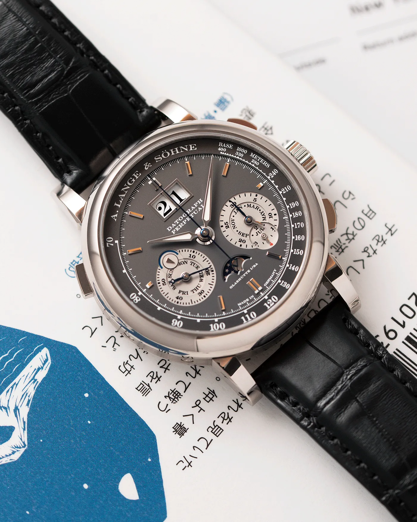 A. Lange & Sohne Datograph Perpetual Grey