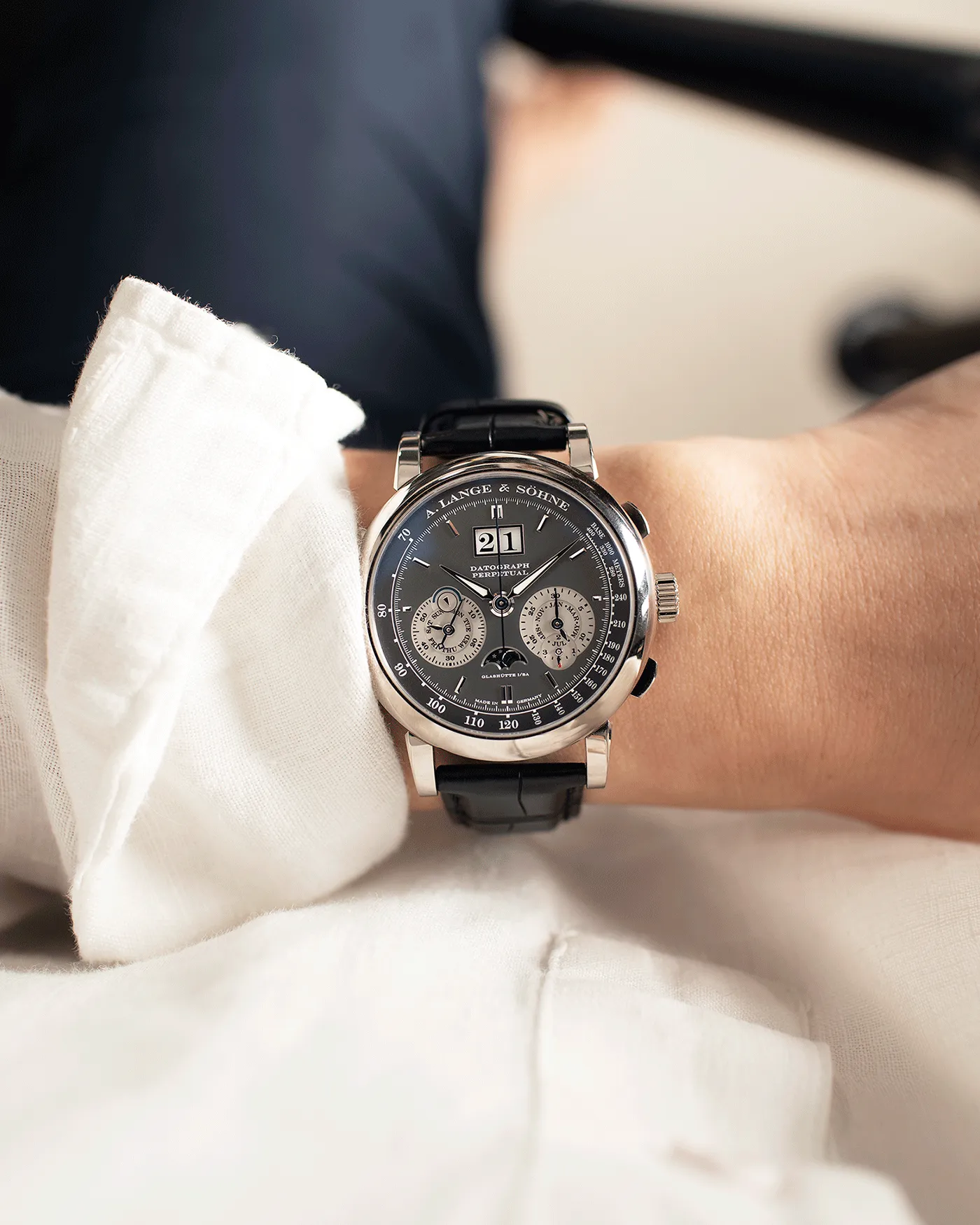 A. Lange & Sohne Datograph Perpetual Grey