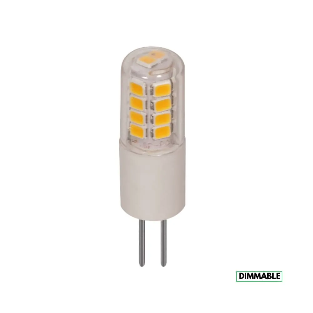 ABBA G4 Round 12V COB LED Light Bulb- Multiple Sizes