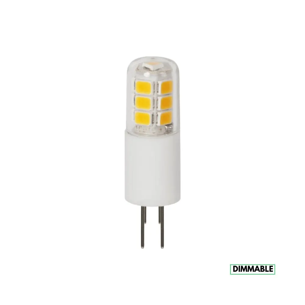 ABBA G4 Round 12V COB LED Light Bulb- Multiple Sizes