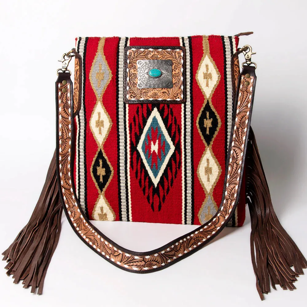 AMERICAN DARLING CONCEALED CARRY AZTEC FRINGE PURSE