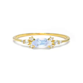 Angel Eye Moonstone Ring