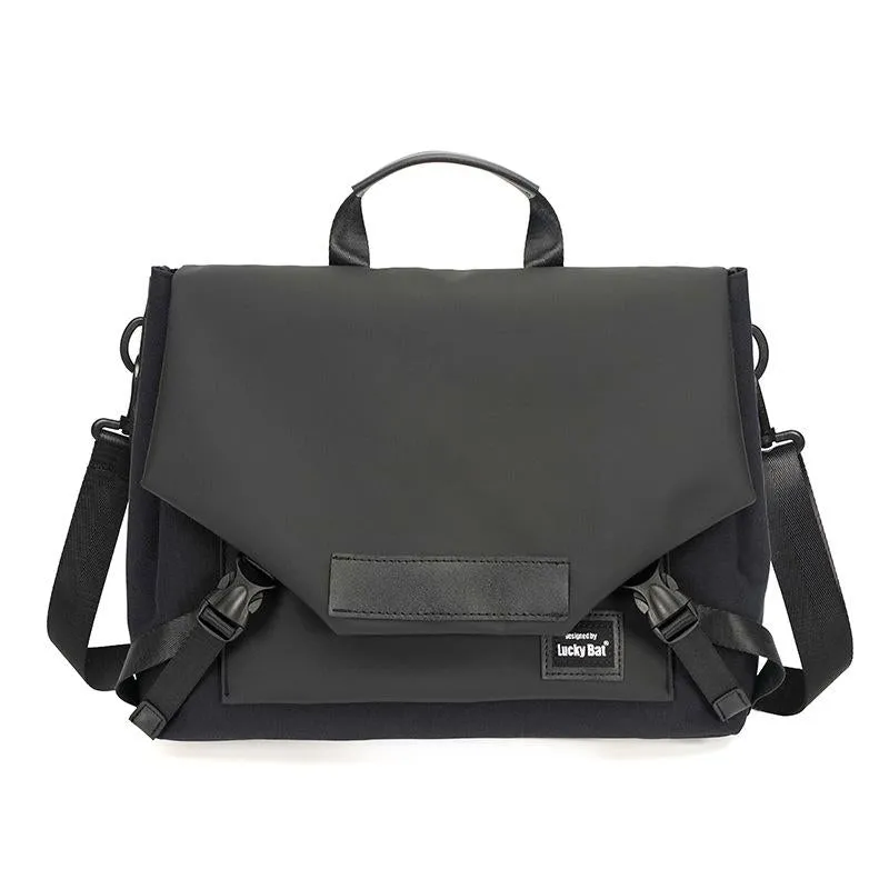 Anti-drop Crossbody Laptop Bag - Fits 13.3-16 Inch - Airbag Protection - Black Equation