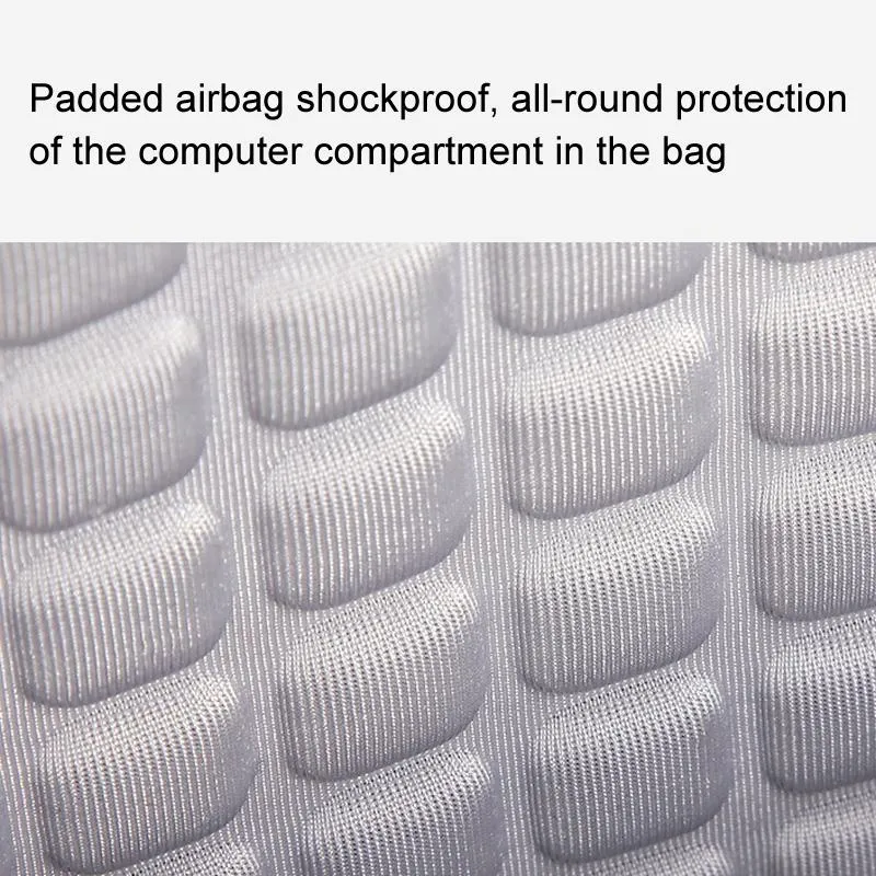 Anti-drop Crossbody Laptop Bag - Fits 13.3-16 Inch - Airbag Protection - Black Equation