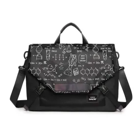 Anti-drop Crossbody Laptop Bag - Fits 13.3-16 Inch - Airbag Protection - Black Equation