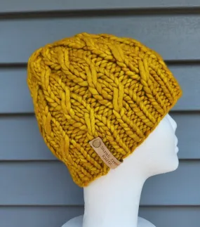 Ascendio Beanie - Yellow Ochre - Various Sizes