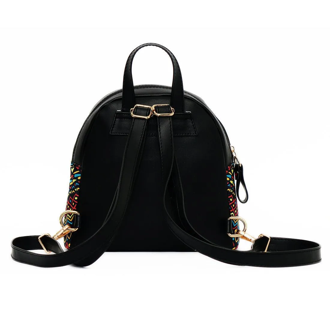 Black Mini Backpack Cute Dog