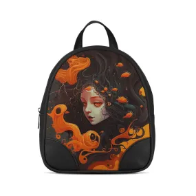 Black O Mini Backpacks Lava Lady