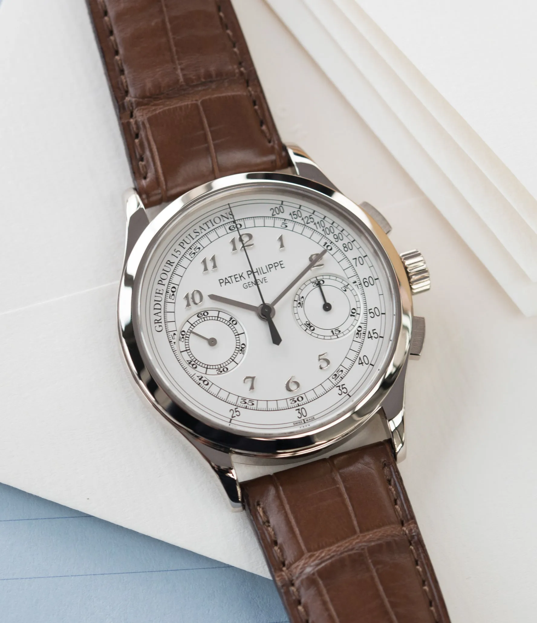 Chronograph 5170G-001 | Pulsation Scale | Grey Gold