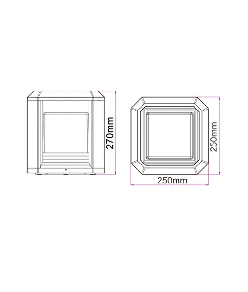 CLA RUBIK Exterior LED Wall / Floor Lights IP65
