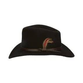 Dakota Wool Outback Hat | Black