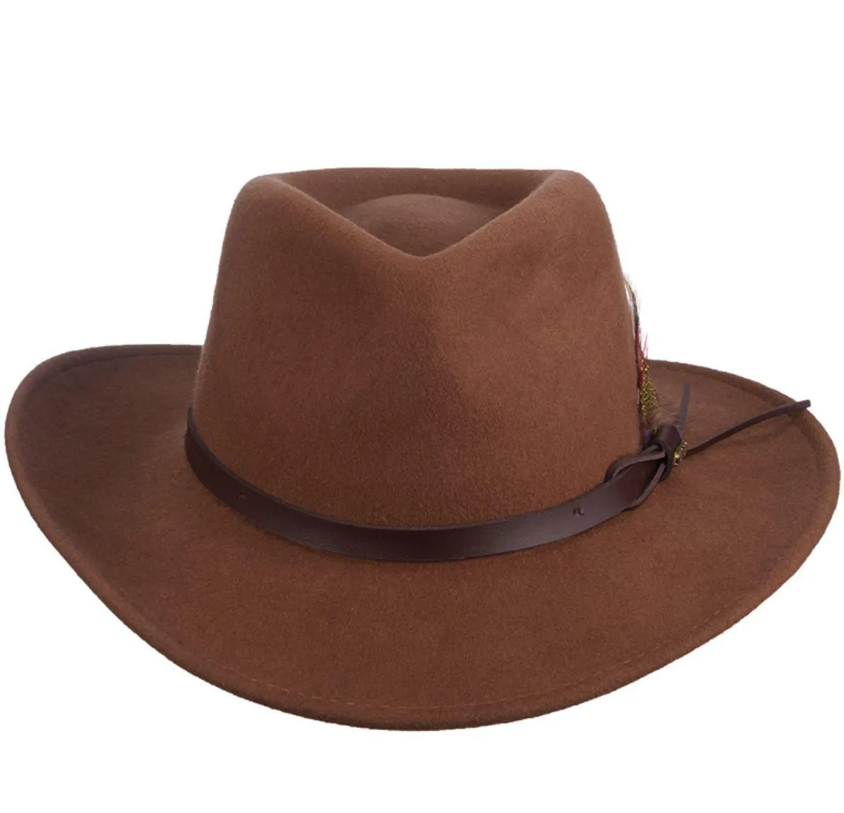 Dakota Wool Outback Hat | Pecan
