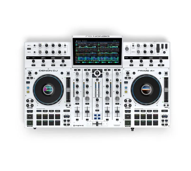 Denon DJ Prime 4  DJ System Ltd Edition White