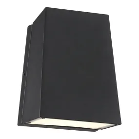 Edge 6 in. LED Outdoor Wall Sconce Black Finish