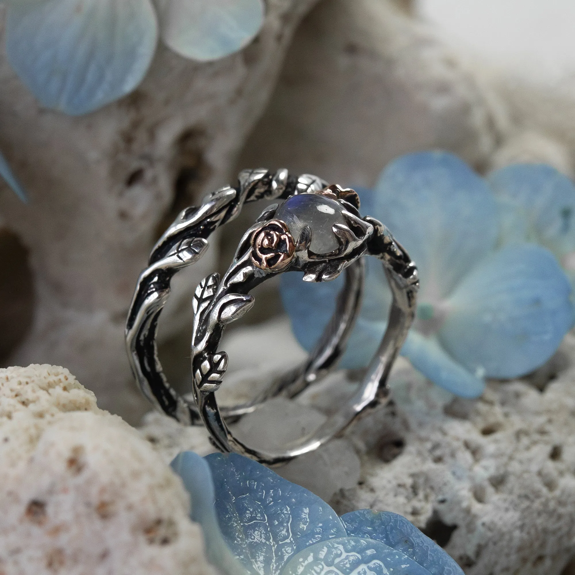 Engagement Ring Set "Primrose"