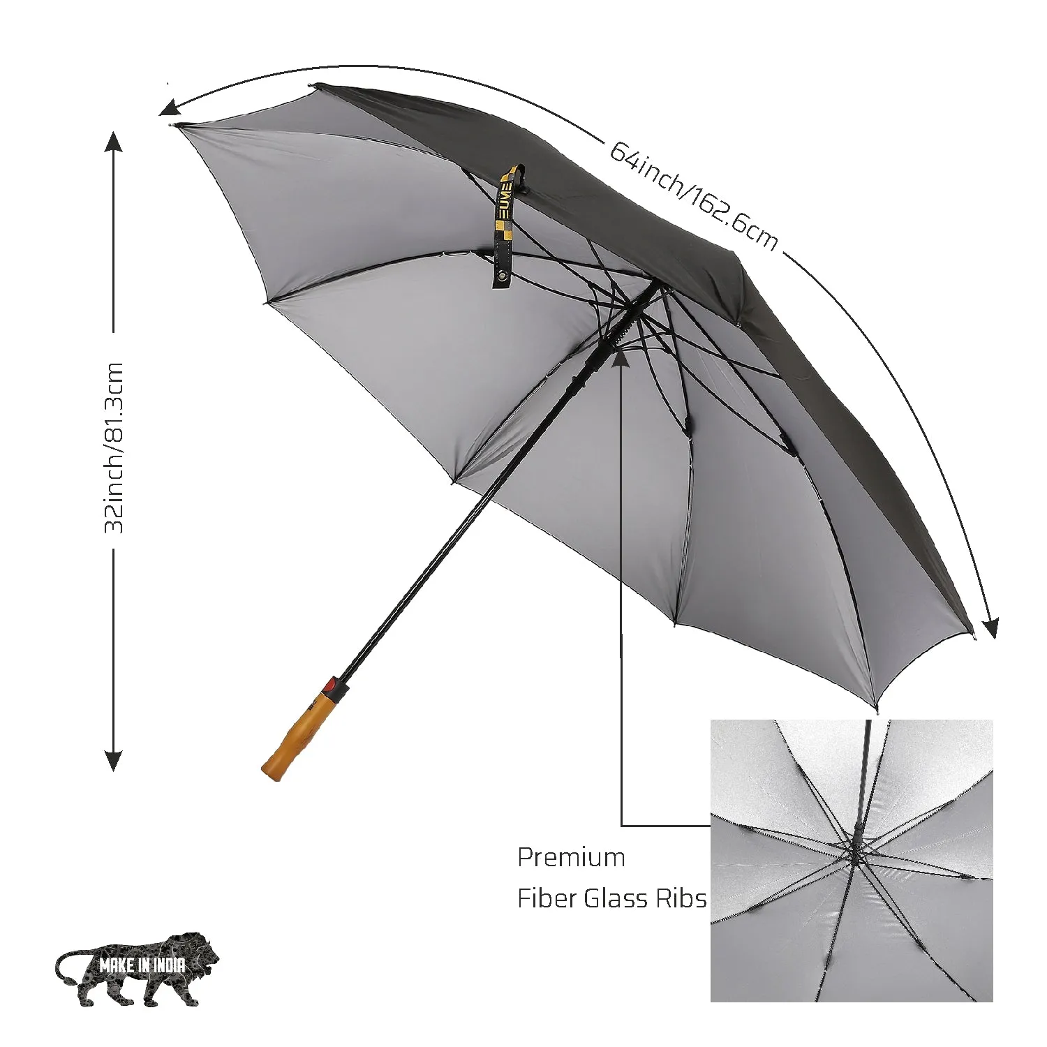 EUME - Jumbo 32" Straight HO Umbrella