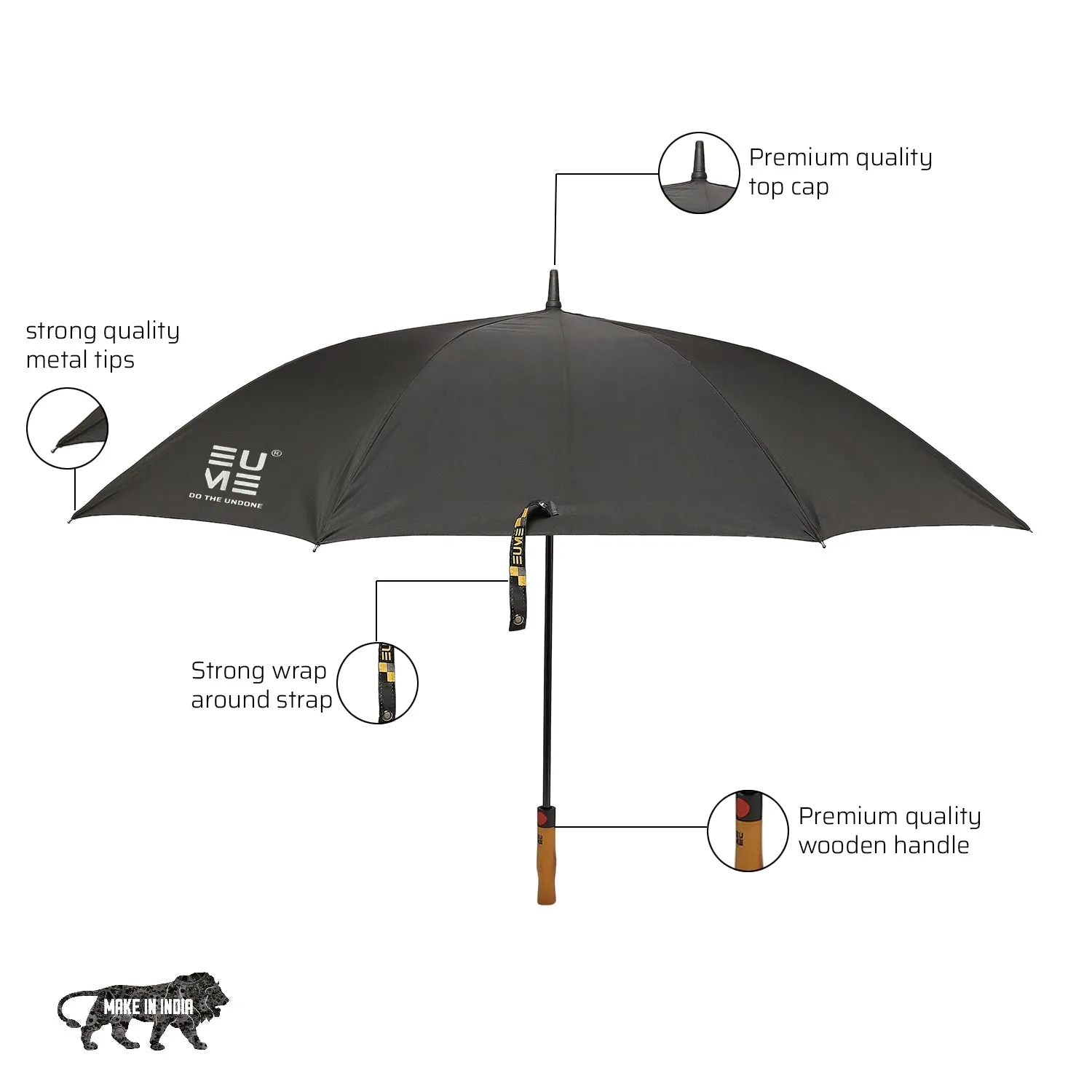 EUME - Jumbo 32" Straight HO Umbrella