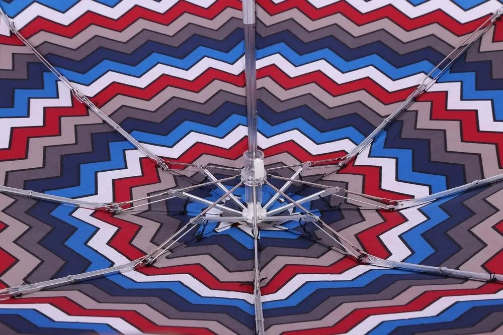 FabSeasons 5 fold Digital Printed Small Compact Manual Maroon Umbrella
