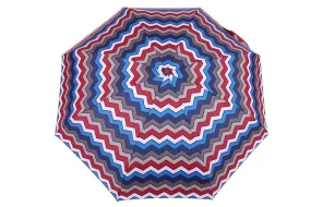 FabSeasons 5 fold Digital Printed Small Compact Manual Maroon Umbrella