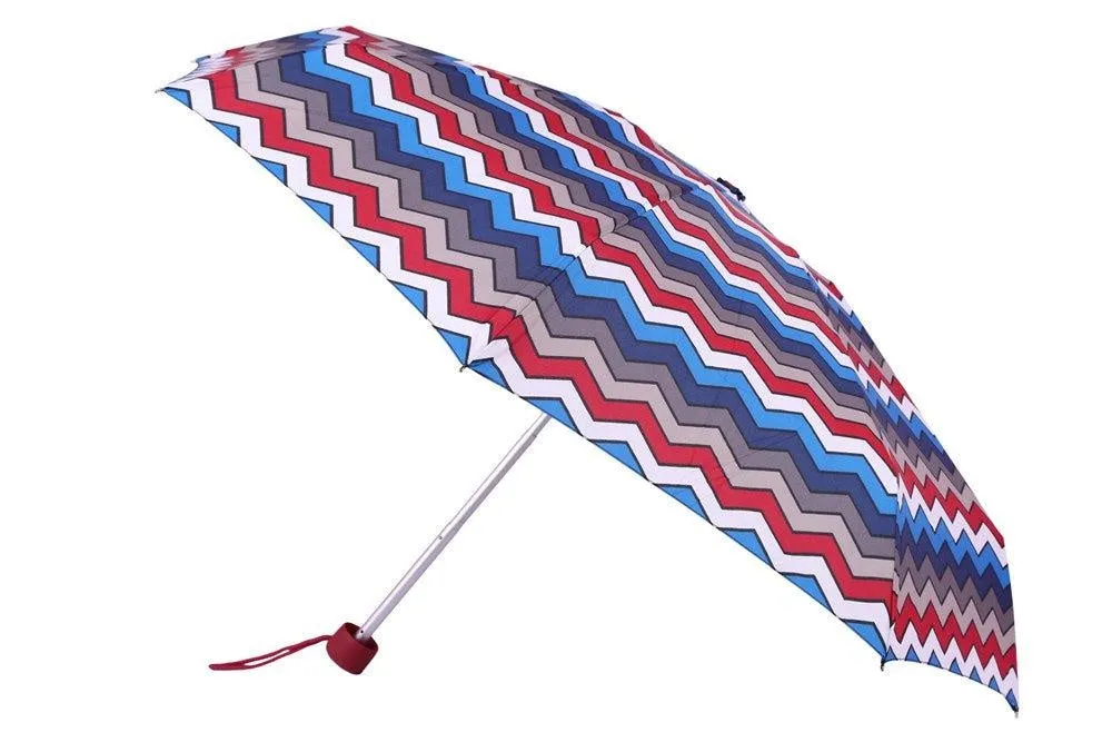 FabSeasons 5 fold Digital Printed Small Compact Manual Maroon Umbrella