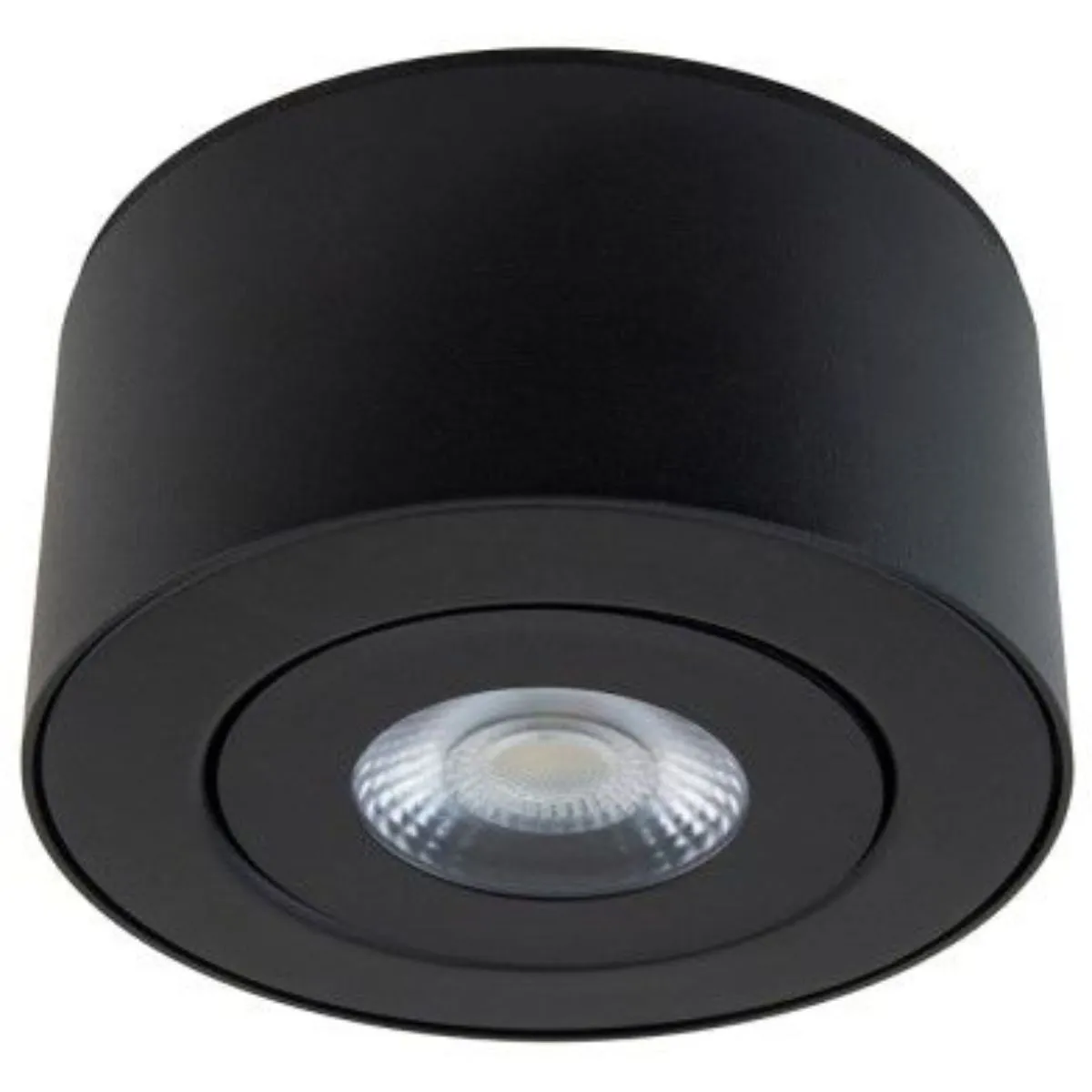 I Spy 5 In. LED Outdoor Flush Mount 3000K Black finish