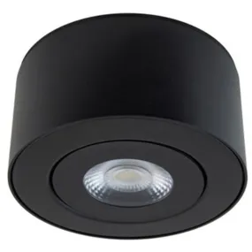 I Spy 5 In. LED Outdoor Flush Mount 3000K Black finish