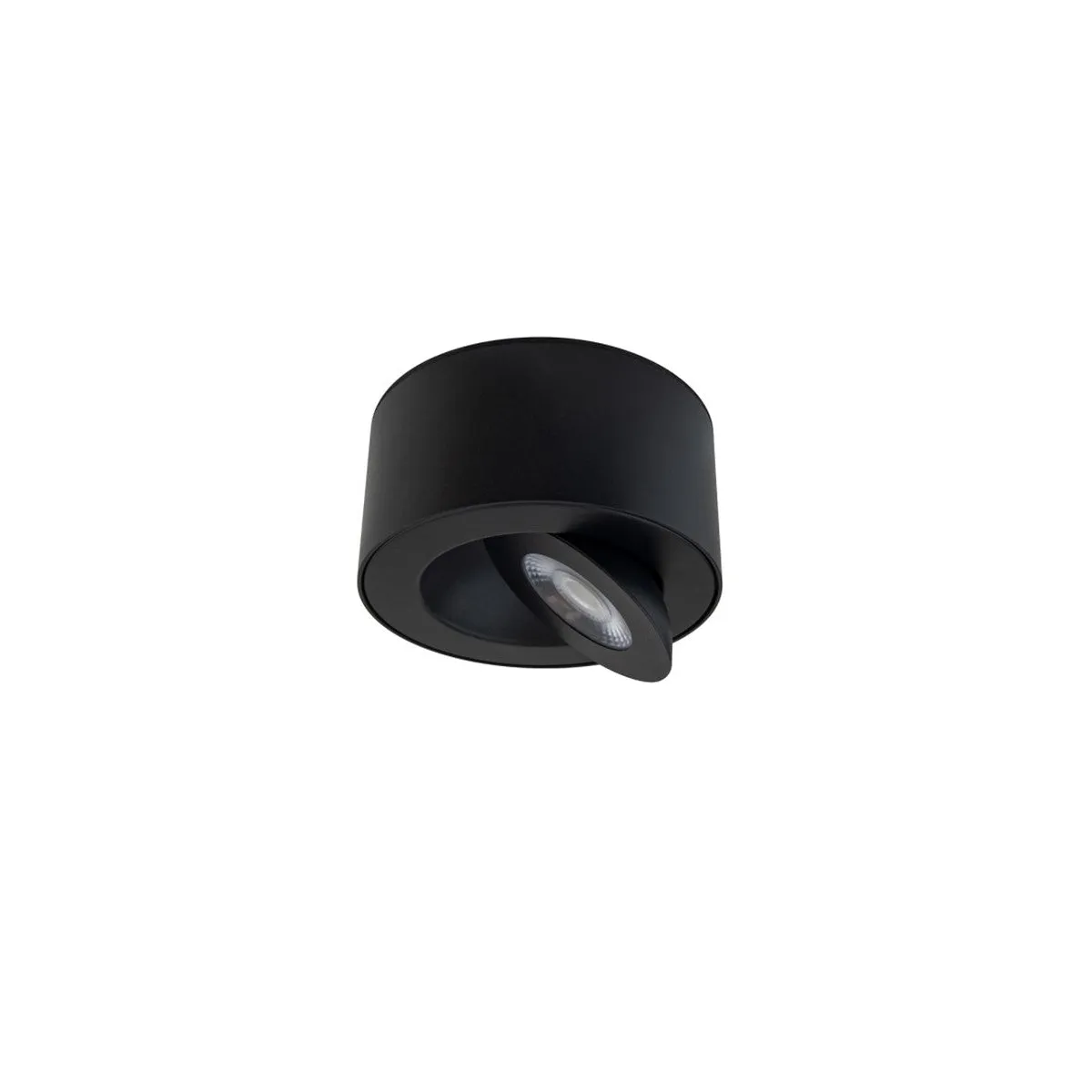 I Spy 5 In. LED Outdoor Flush Mount 3000K Black finish