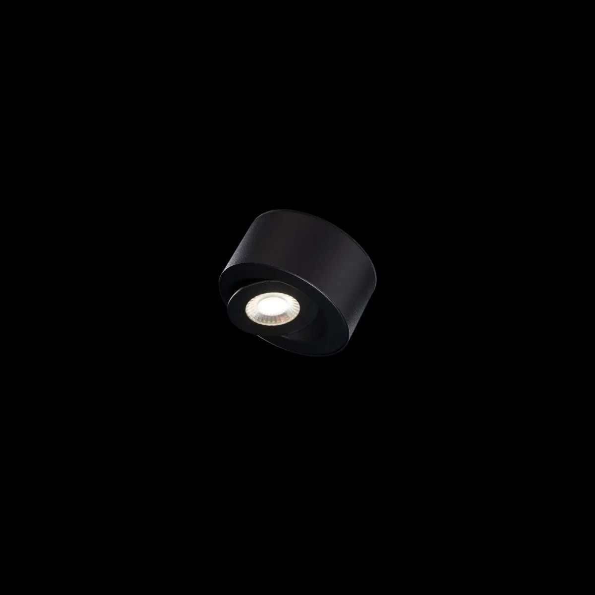 I Spy 5 In. LED Outdoor Flush Mount 3000K Black finish