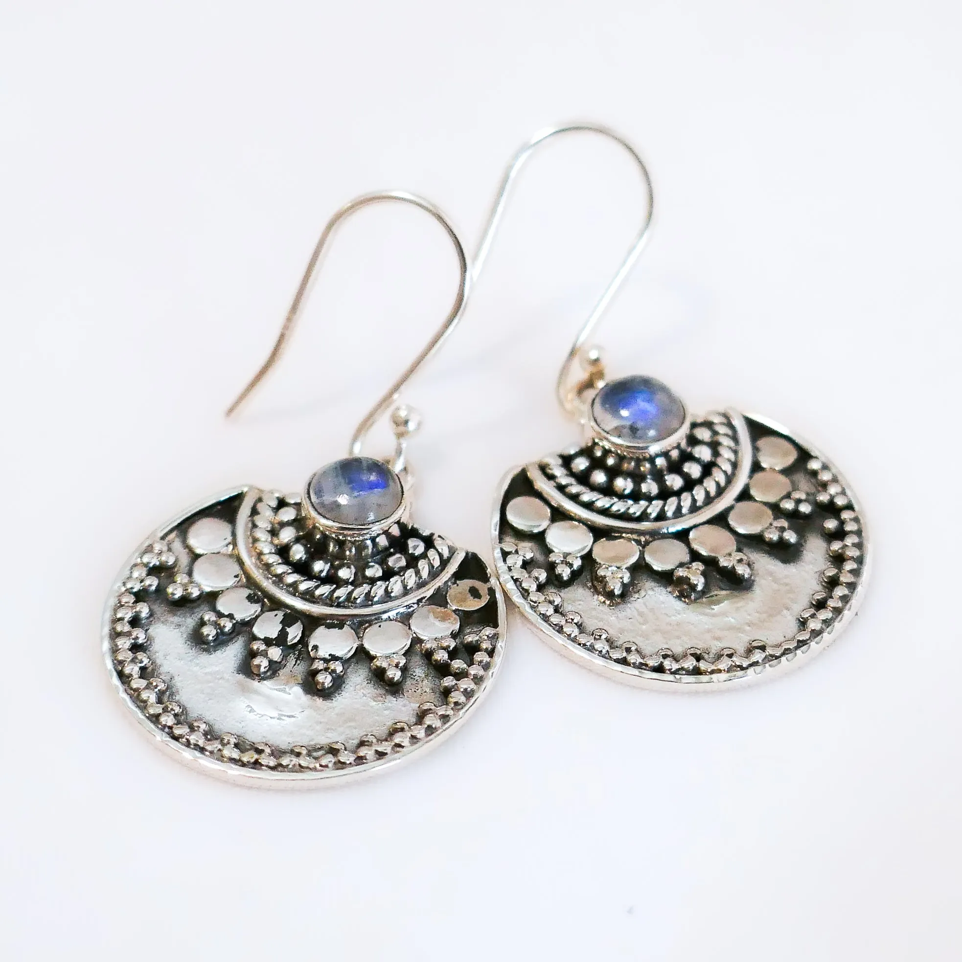 Indie Moonstone Earrings