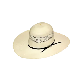 M&f Men's Twister Straw Open Crown Vented Hat