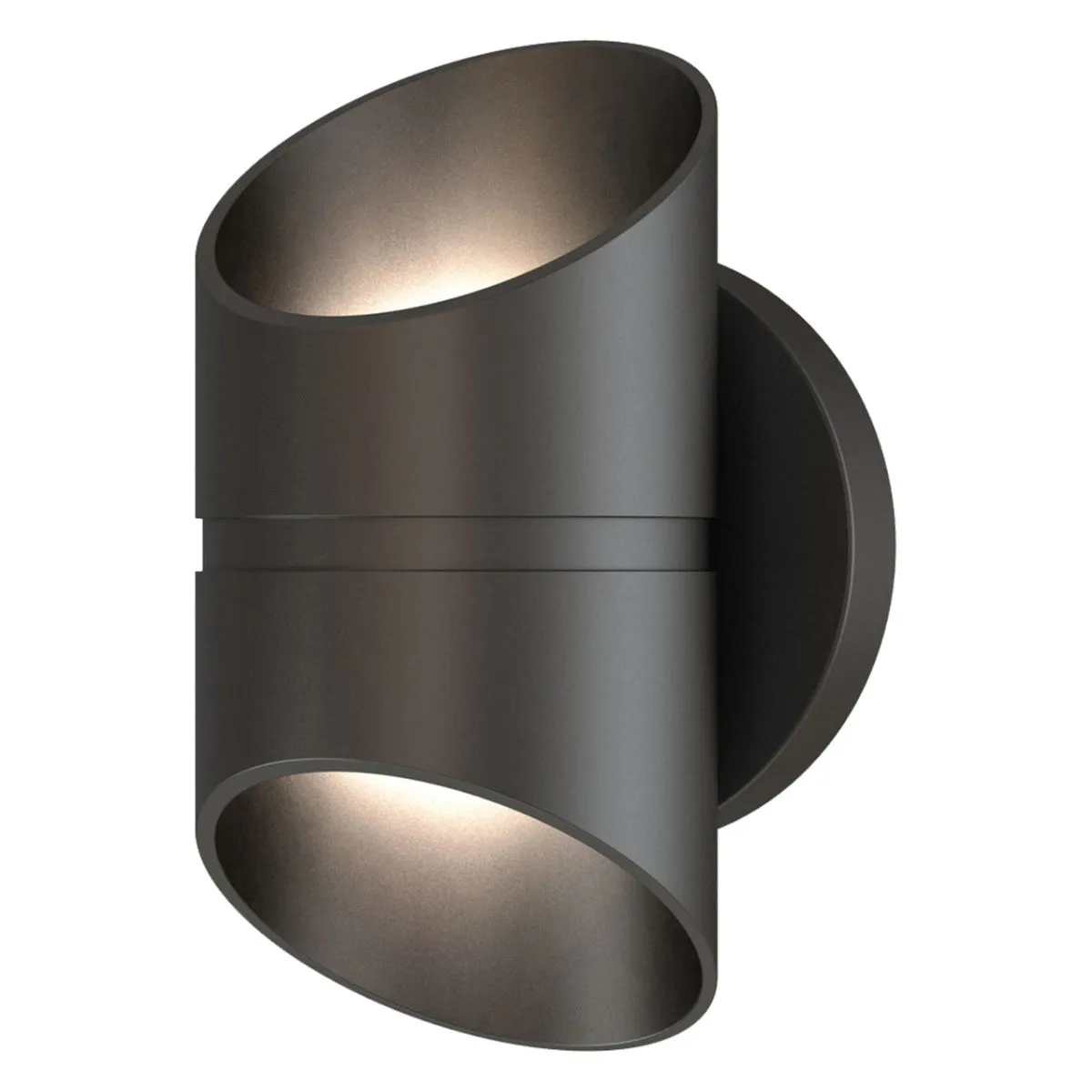 Marino 8 in. LED Outdoor Wall Sconce Black Finish