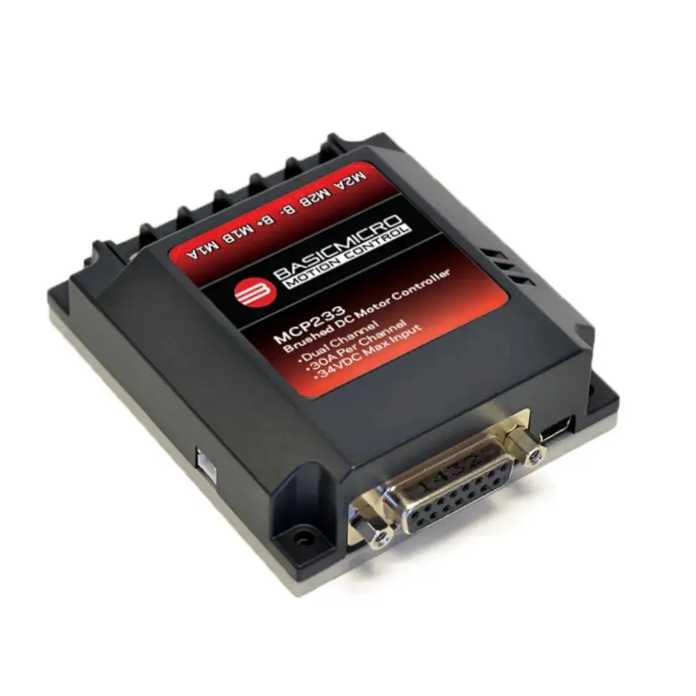 MCP233 Dual 30A, 34VDC Advanced Motor Controller