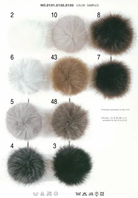Mokuba Faux Fur Balls